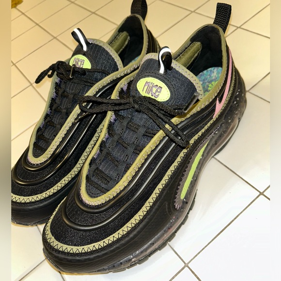 #Exclusive #Nike #AirMax97 #SpongeBob #Size 10 1/2 #NoBox #LikeNew - Picture 3 of 11